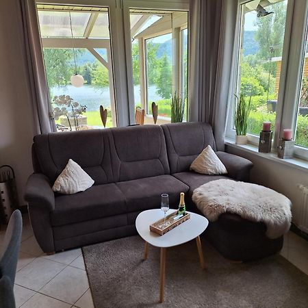 Ferienhaus Am Weserberglandsee Lauenforde Bagian luar foto