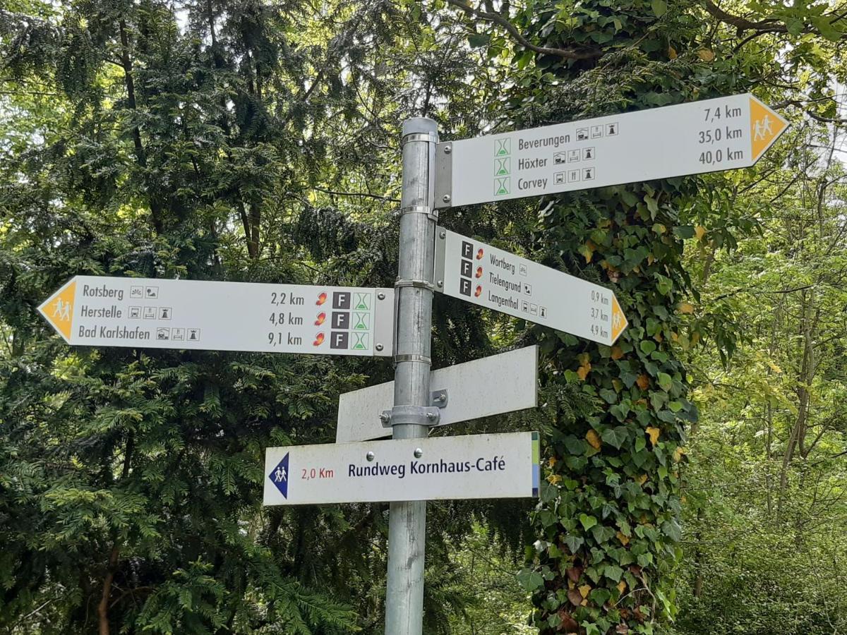 Ferienhaus Am Weserberglandsee Lauenforde Bagian luar foto