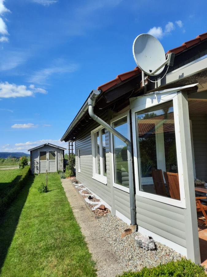 Ferienhaus Am Weserberglandsee Lauenforde Bagian luar foto