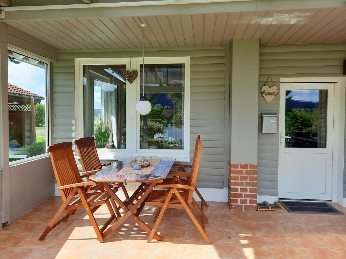 Ferienhaus Am Weserberglandsee Lauenforde Bagian luar foto